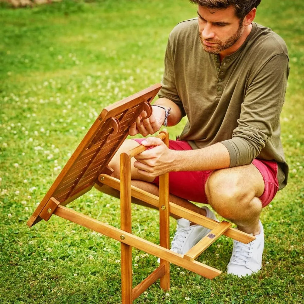 Outdoor Folding Side Table 18x18“ for Patio