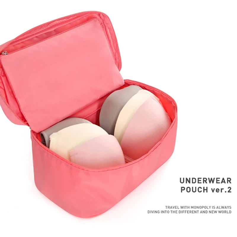 Travel Multi-functional Underwear Bag Bra Storage Bag Clothes Underwear Separate Storage Bag Mommy Bag Travel Accessories