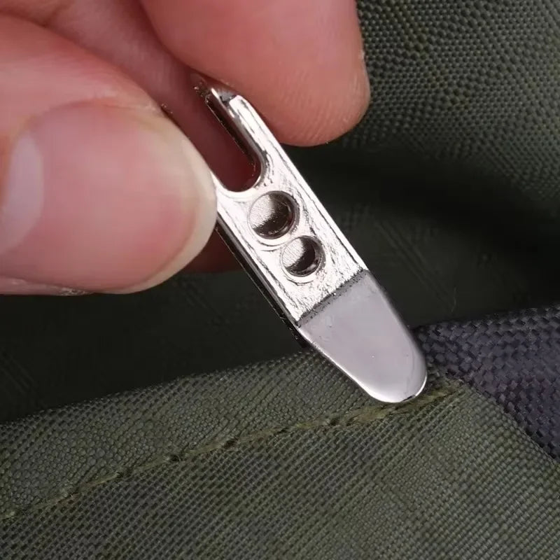 EDC Bag Gear Pocket Suspension Clip with Key Carabiner