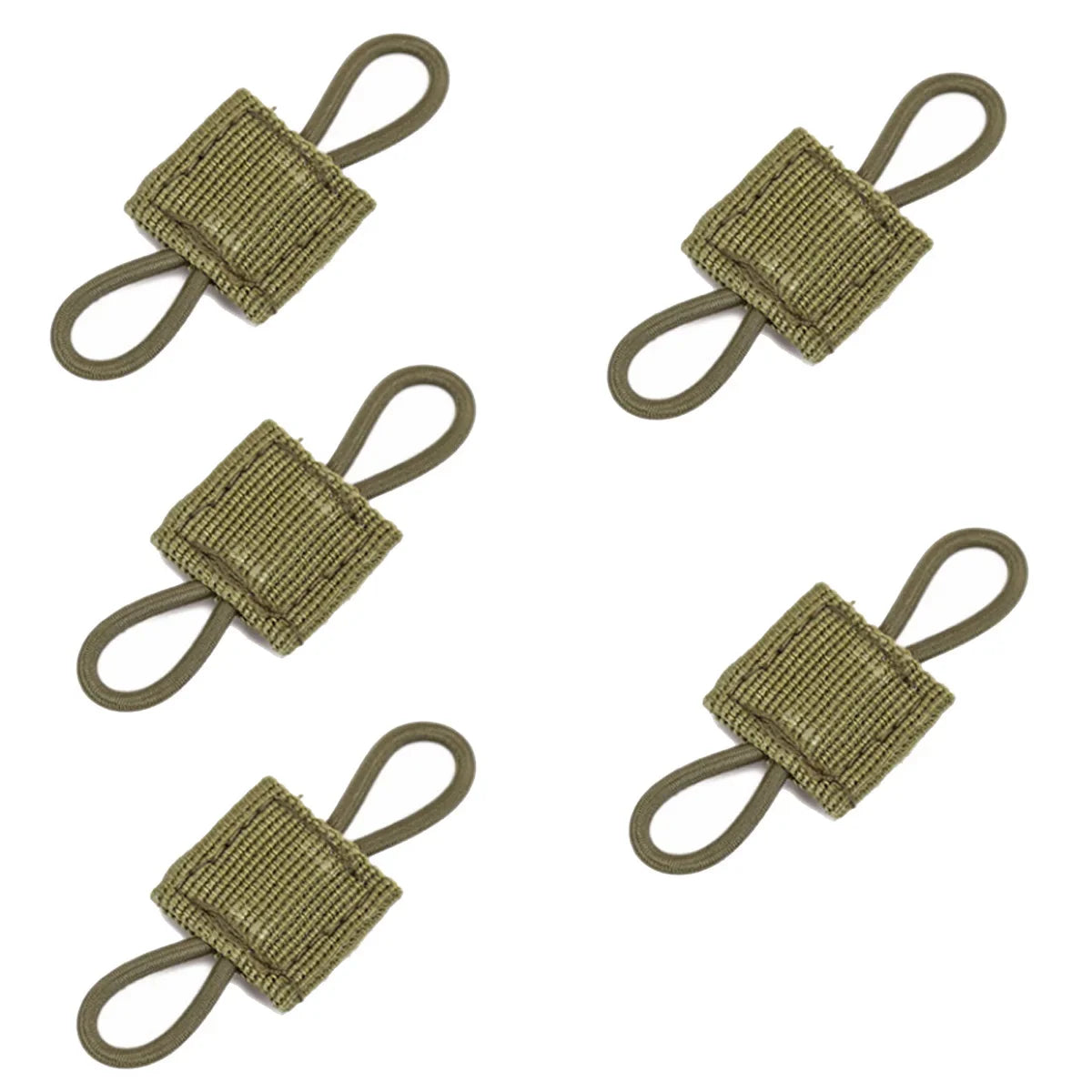 Tactical MOLLE Elastic Strap Tactical Bag Binding Buckles Outdoor Camping Multitool Retainer For Antenna Stick Pipe Camping Gear