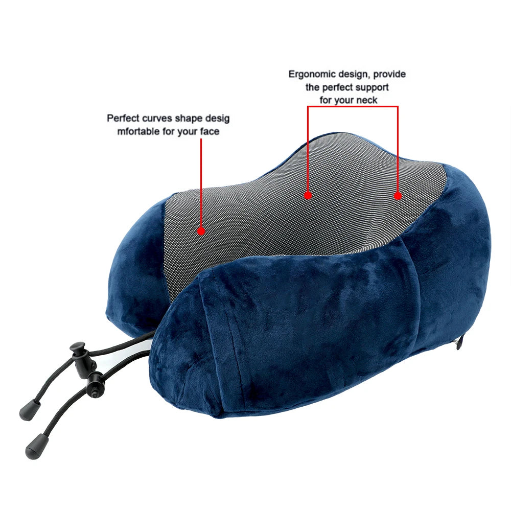 U Shaped Neckrest Memory Foam Soft Neck Pillow