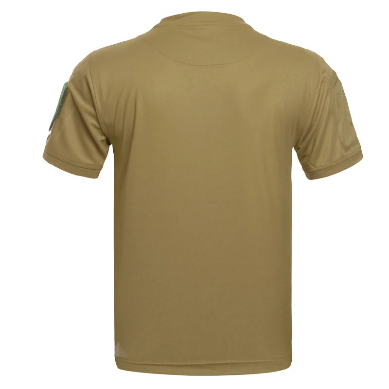 Breathable Men's Summer Fast Dry Pullerover O-Neck Tees