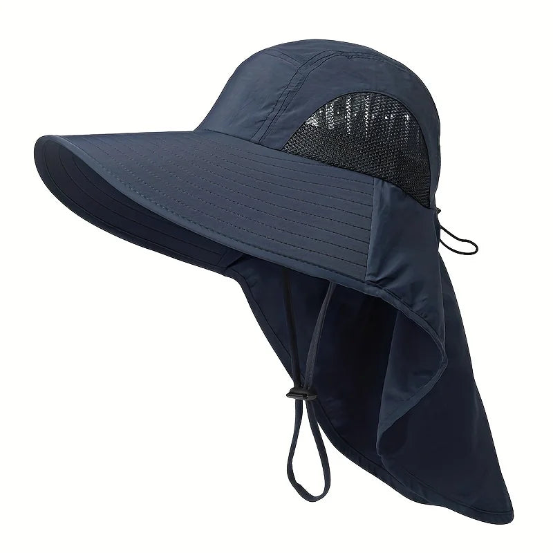 Breathable Adjustable Men'S Wide-Brimmed Sun Hat