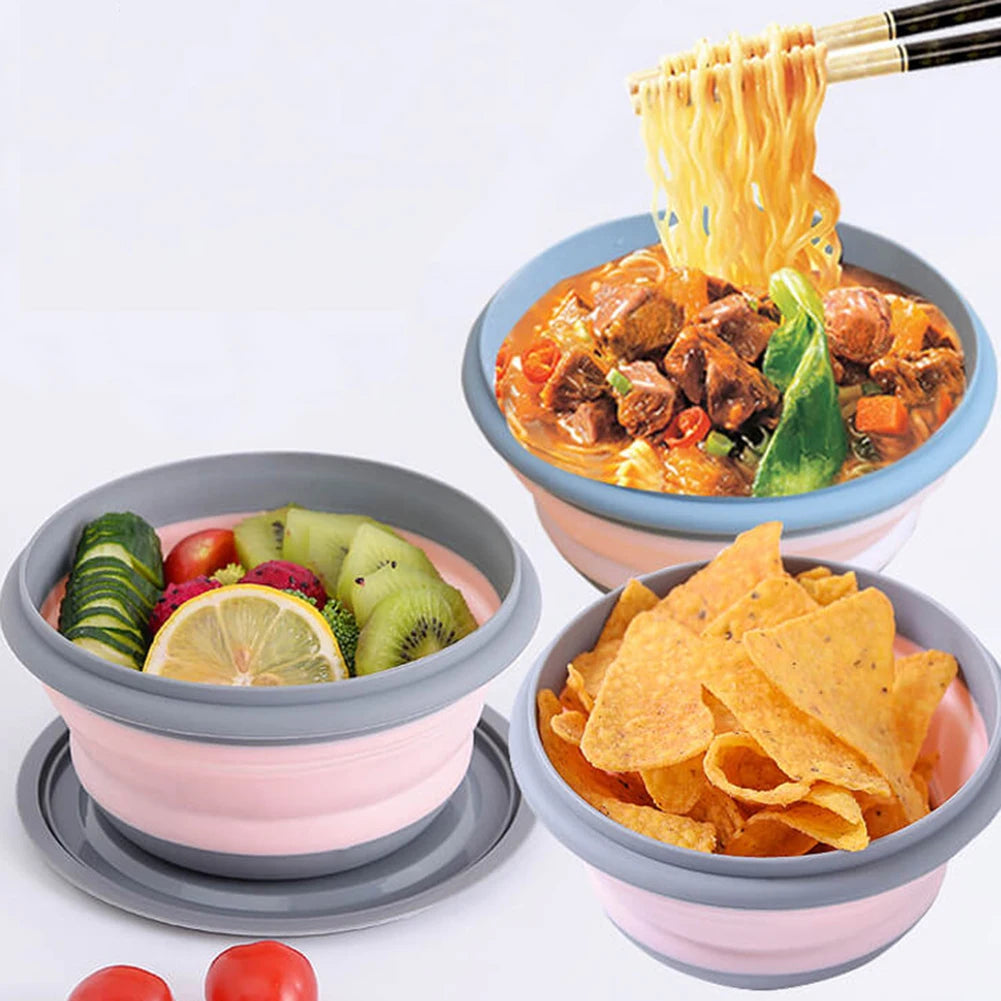 Portable Folding Lunch Box Bowl Sets