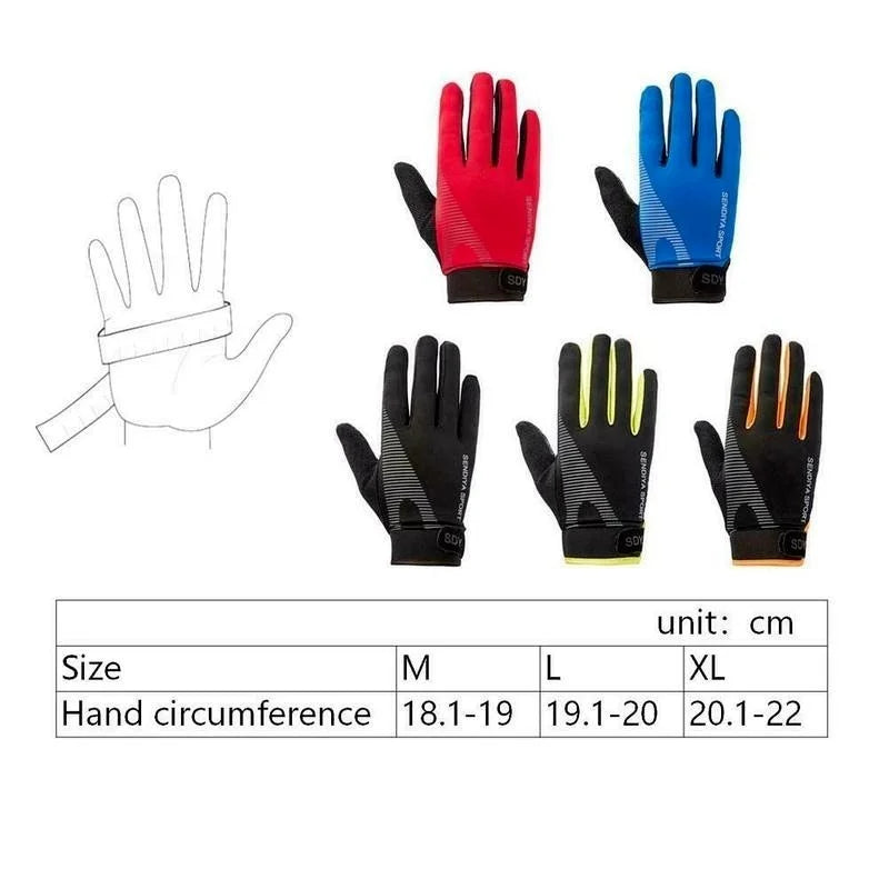 Motorcycle Bicycle Full Finger Touch Screen Ability Gloves