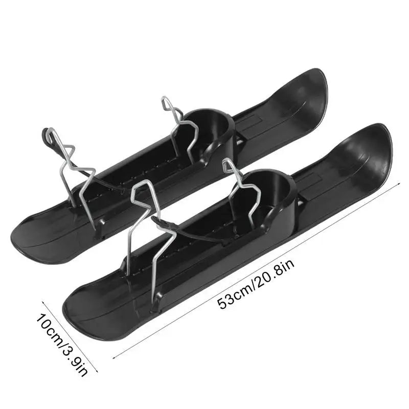 Winter Balance Cycle Snow Sled Training Cycling Skiing Sled Lightweight Skis Stand Parking Rack For Skateboard Parks Golf Carts