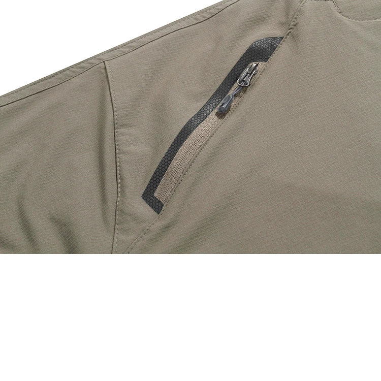 Four sided elastic quick drying pants