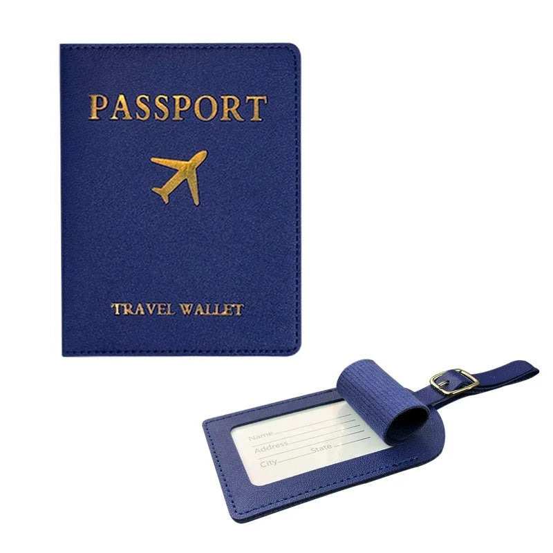 Portable  PU Leather Luggage Tag