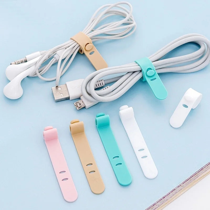 Silica Gel Cable Winder Earphone Protector