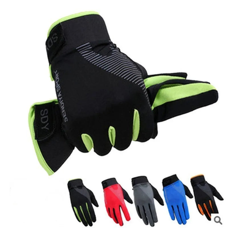 Motorcycle Bicycle Full Finger Touch Screen Ability Gloves