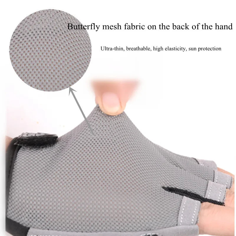 Breathable Anti-slip Half Finger Gloves